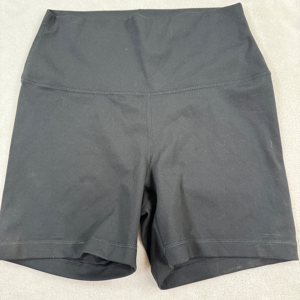 Yogalicious Lux Womens Black High‎ Waisted Biker Shorts SHY32190 Medium
